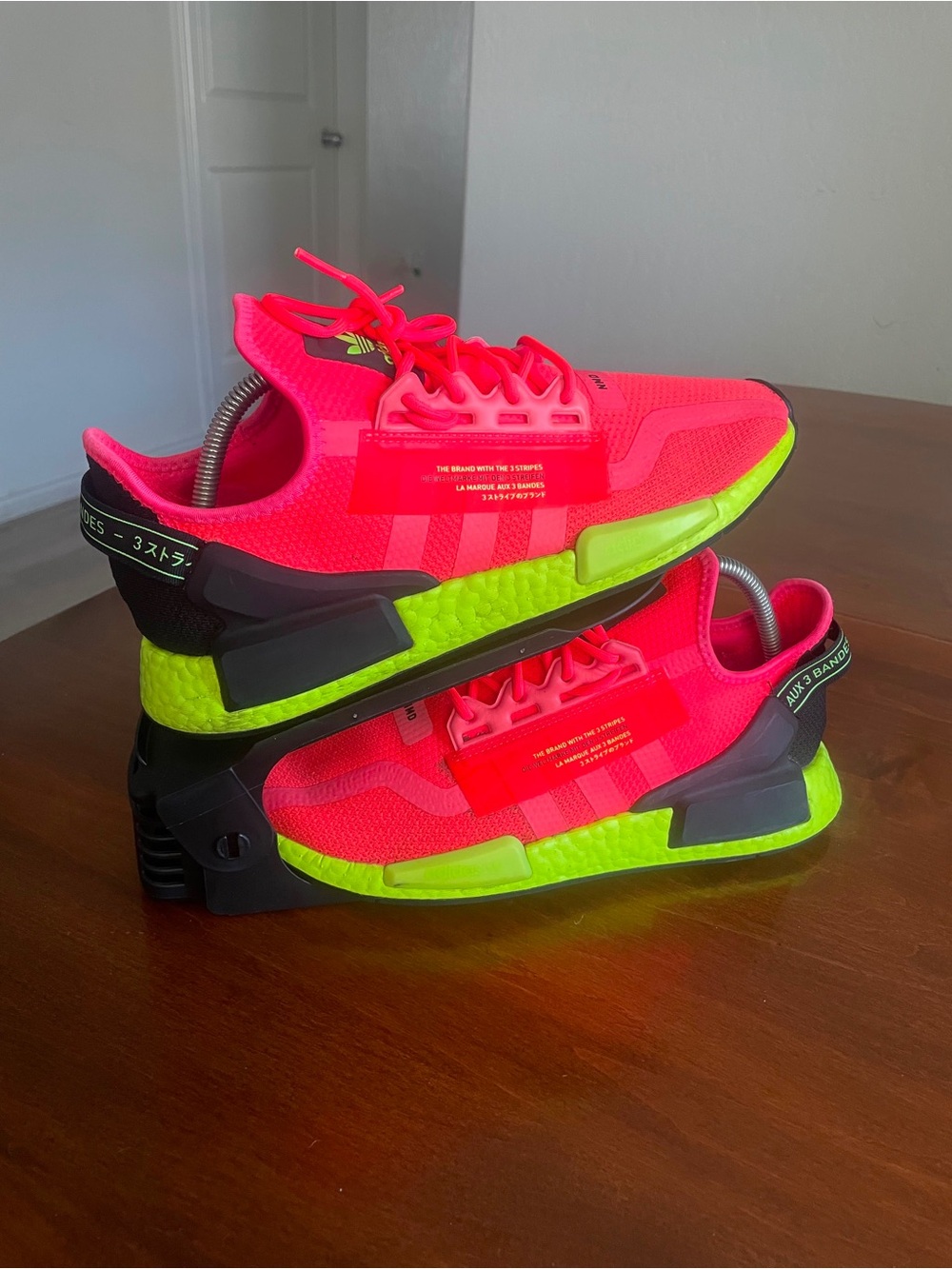 adidas NMD_R1 V2 Watermelon Pack Signal Pink Yellow Black Boost FY5919 Men 10